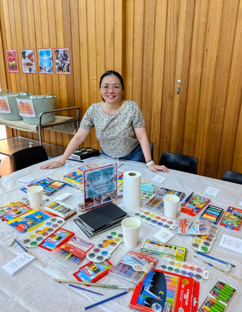 Art journaling workshop at Project Market-Space, Randwick Town Hall, Dec'25 Art journaling workshop at Project Market-Space, Randwick Town Hall, Dec'25